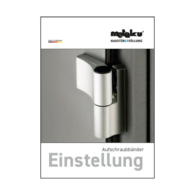 Einstellung Aufschraubband