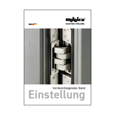 Einstellung Verdecktliegendes Band